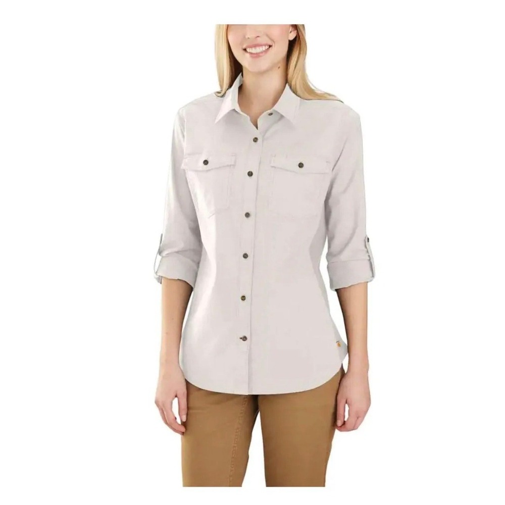 Carhartt women's Bozeman Shirt, M, Regular, Cotton/Spandex Poplin